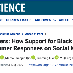 Available online (How Support for Black Lives Matter Impacts Consumer Responses on Social Media)